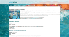 Desktop Screenshot of consaqua.hu